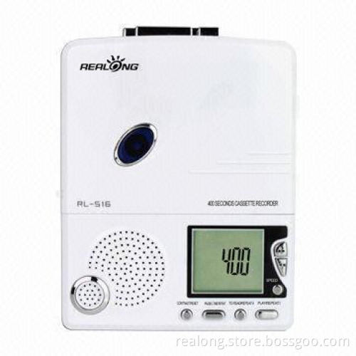 Language Learning Recorder with LCD, 5 Variable Speed Repetitions